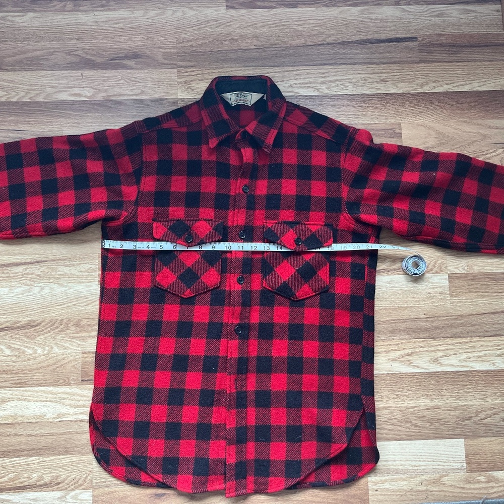 LLBEAN Maine Guide Wool Shirt Jacket Small
